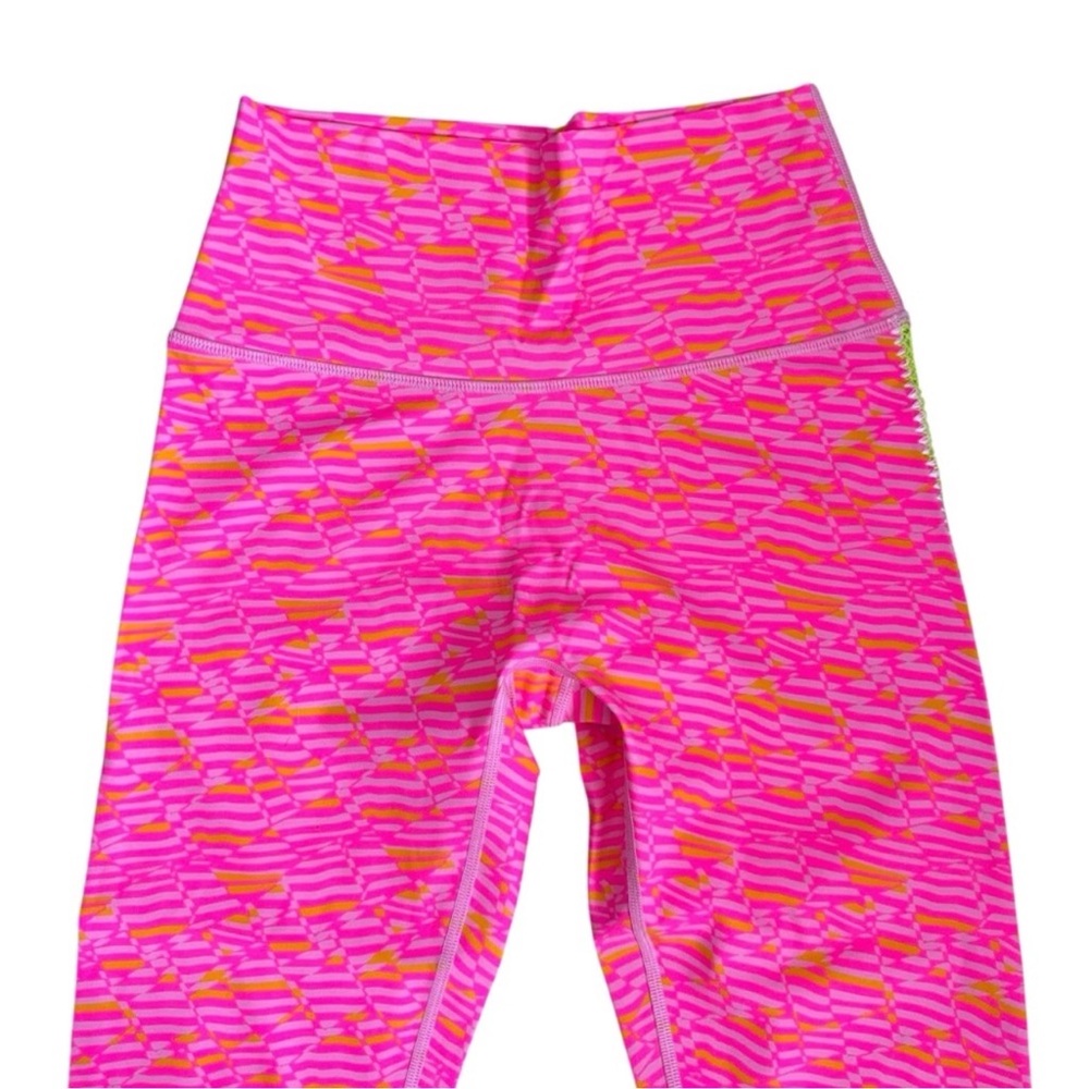 Offline by Aerie Pink/Orange/Neon Green Patterned 7/8 Leggings- C211 - Picture 6 of 6